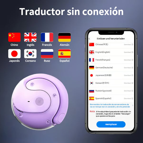 Auriculares Traductor De Idiomas Profesional