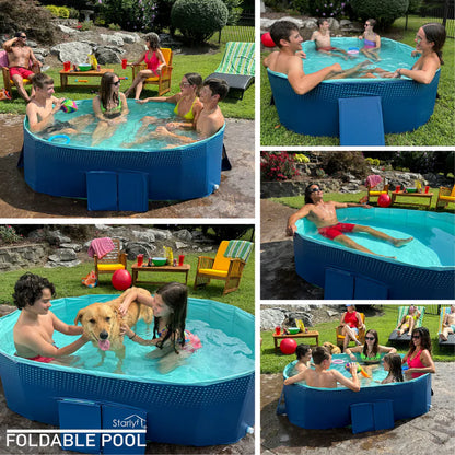 Piscina Plegable Foldable Pool (disponible en dos tamaños)