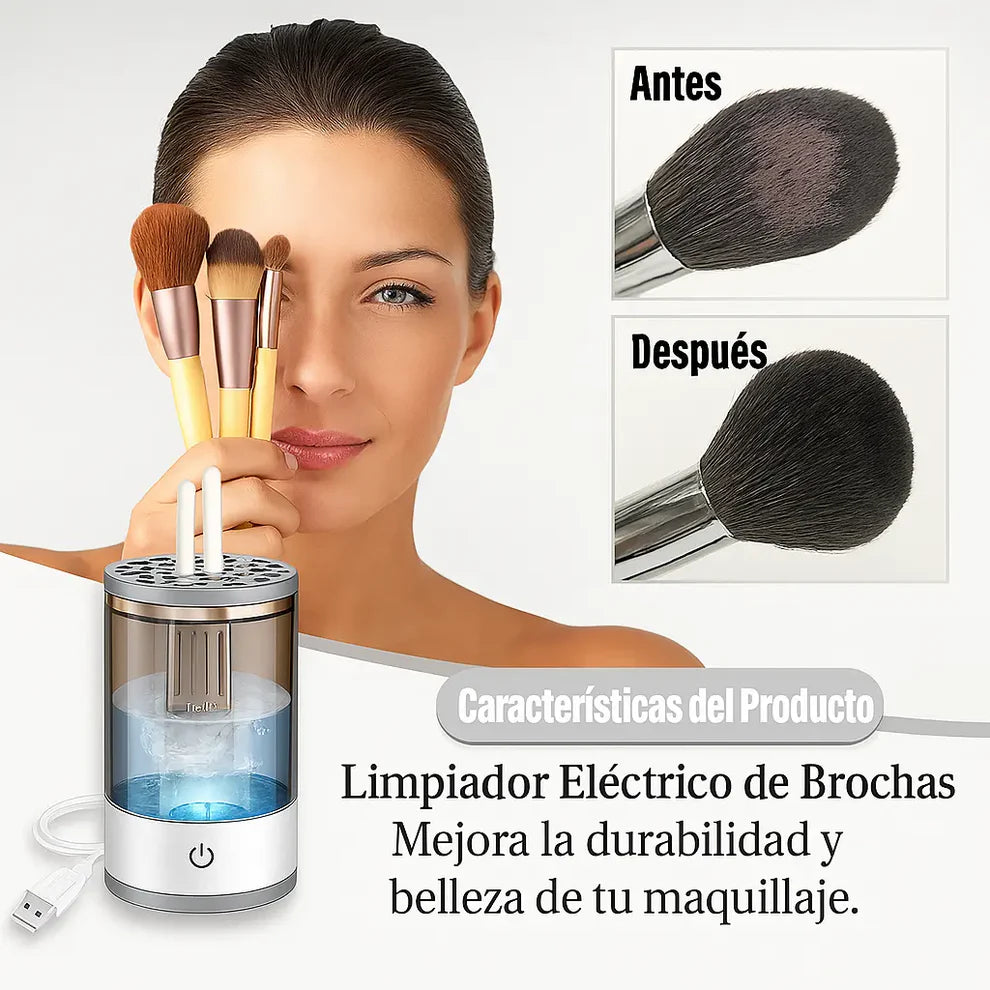 Limpia brochas eléctrico
