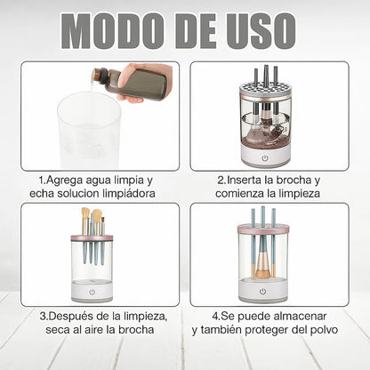 Limpia brochas eléctrico