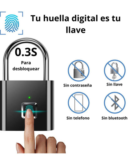 BioLock™ - Candado de huella digital