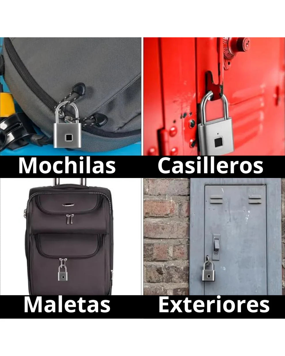 BioLock™ - Candado de huella digital